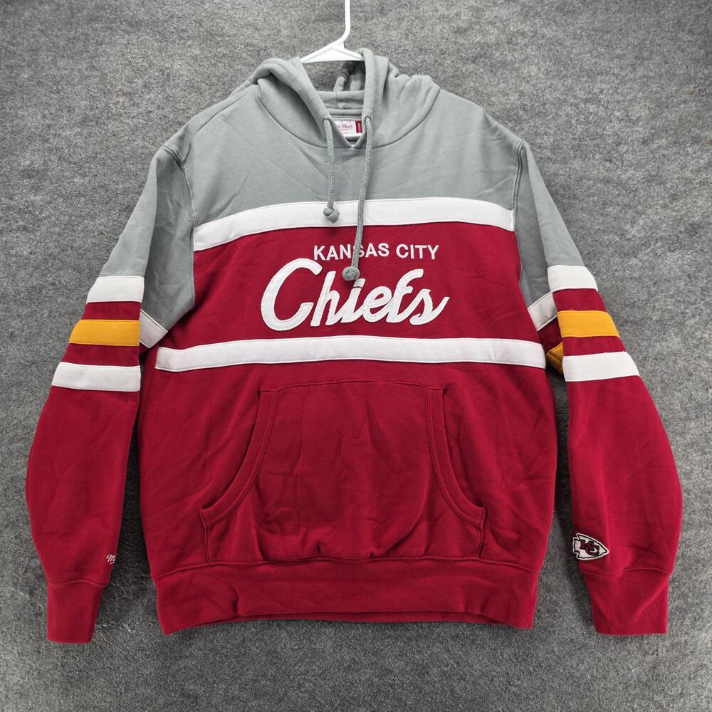 Kansas City Chiefs Sweatshirt Mens XL Red NFL Football Mitchell & Ness